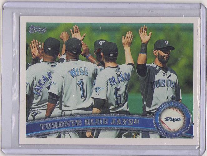 2011 Topps Base Set Series 2 Toronto Blue Jays  Card #447 - 